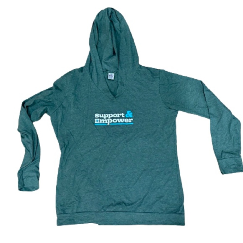 Women’s Plus Size Support and Empower T-shirt hoodie (3X)